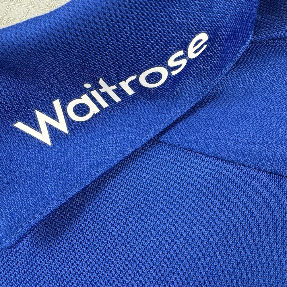 Adidas 2014-2015 England Cricket Waitrose Climacool Polo Shirt Mens Sz S EUC - Picture 7 of 10